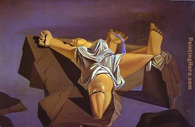 Figure on the Rocks painting - Salvador Dali Figure on the Rocks art painting